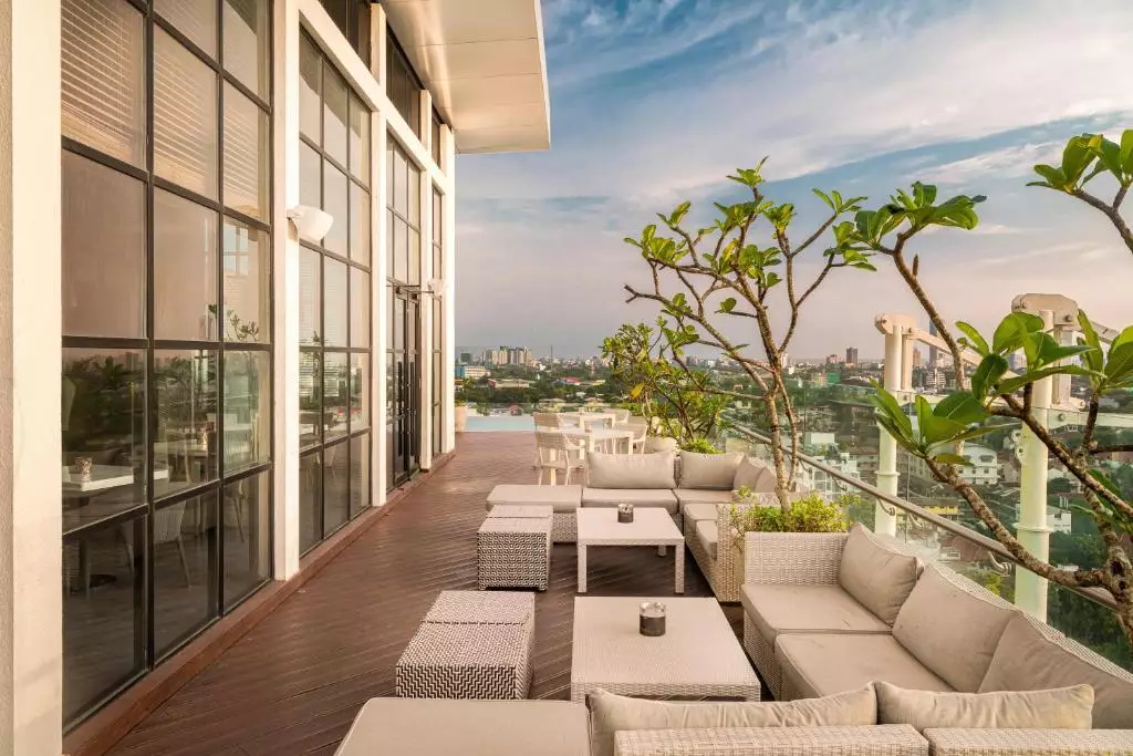 بالکن هتل جت وینگ کلمبو